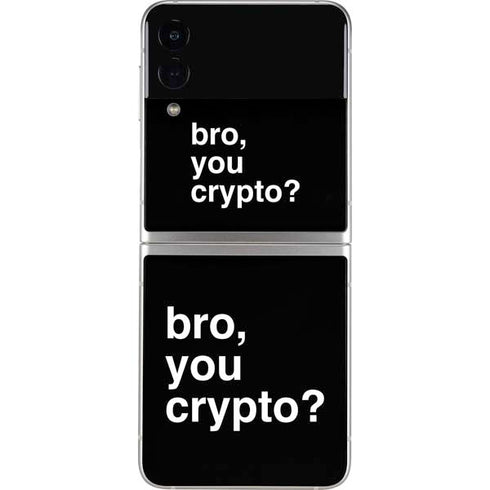 Bro You Crypto Galaxy Z Flip3 5G Skin